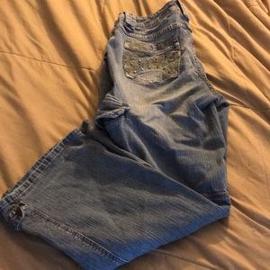 Faded glory stretch blue jeans